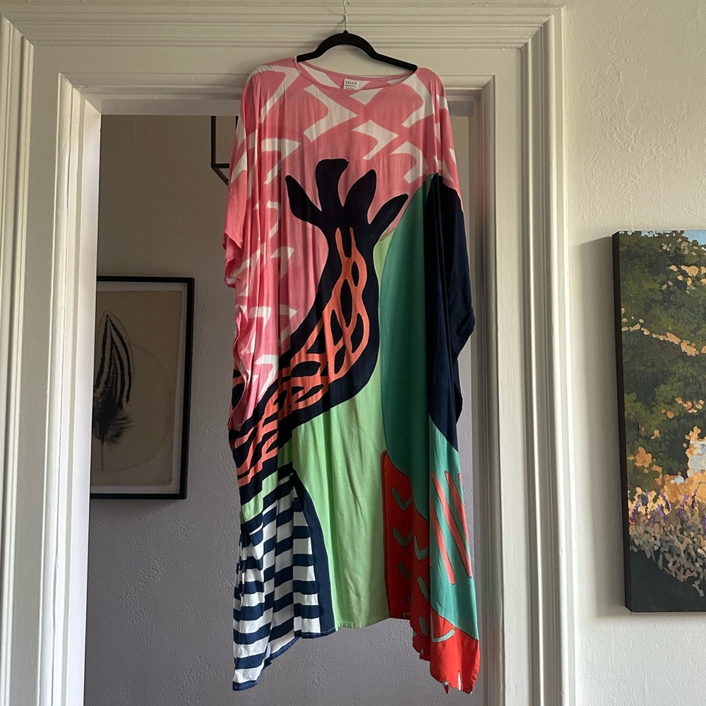 Hand painted Kaftan